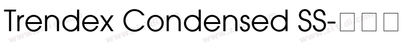 Trendex Condensed SS字体转换